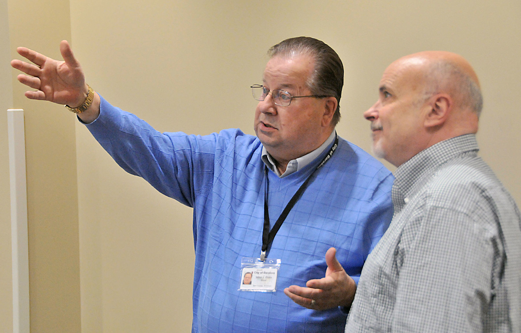 Mayor Mike Palm and Congressman Mark Pocan